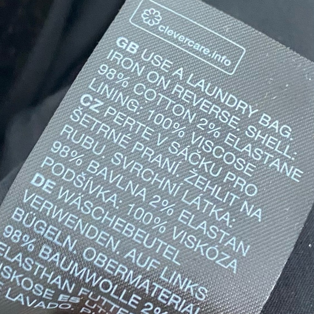 & Other Stories Four Leaf Clover Velvet Skirt - Picture 5 of 6